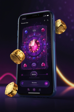 Smartphone met Glitz Bets app